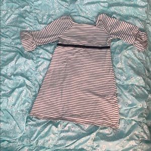 Black and white dress